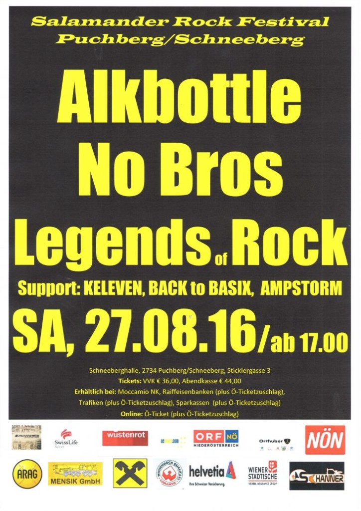 Plakat Salamander Rock Festival